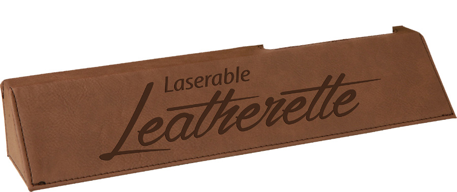 Leatherette Desk Wedges