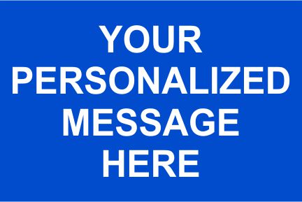 6 X 8 PLASTIC ENGRAVED ECONOMY WALL SIGN