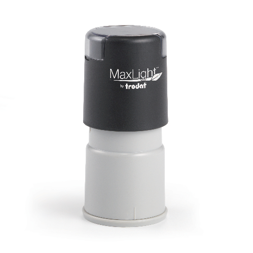 Trodat MaxLight XL-305 Pre-inked Round Text Stamp