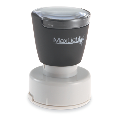 Trodat MaxLight XL-495 Pre-inked Round Text Stamp