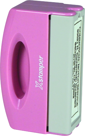 XSTAMPER&#174; PINK N40 PRE-INKED STAMP