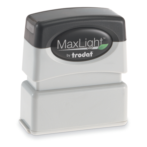 Trodat MaxLight XL-75 Pre-inked Rectangular Text Stamp