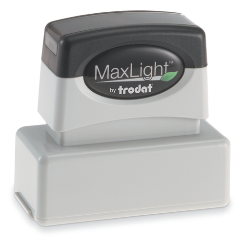 Trodat MaxLight XL-115 Pre-inked Rectangular Text Stamp