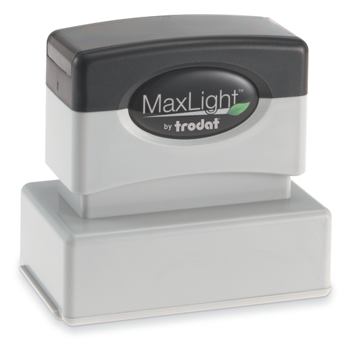 Trodat MaxLight XL-125 Pre-inked Rectangular Text Stamp