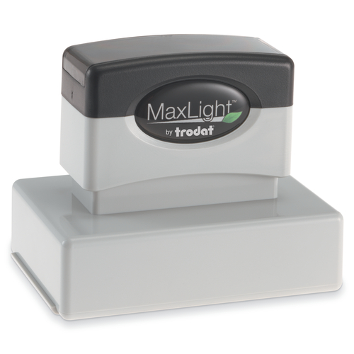 Trodat MaxLight XL-165 Pre-inked Rectangular Text Stamp