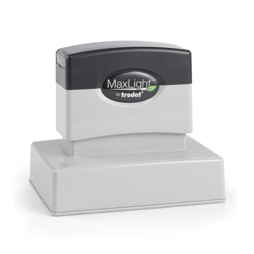 Trodat MaxLight XL-225 Pre-inked Rectangular Text Stamp