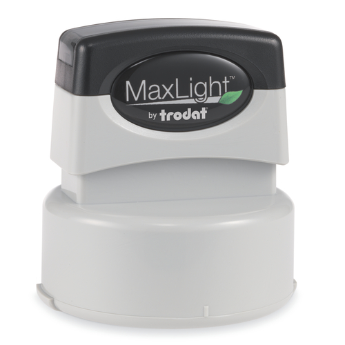 Trodat MaxLight XL-535 Pre-inked Round Text Stamp